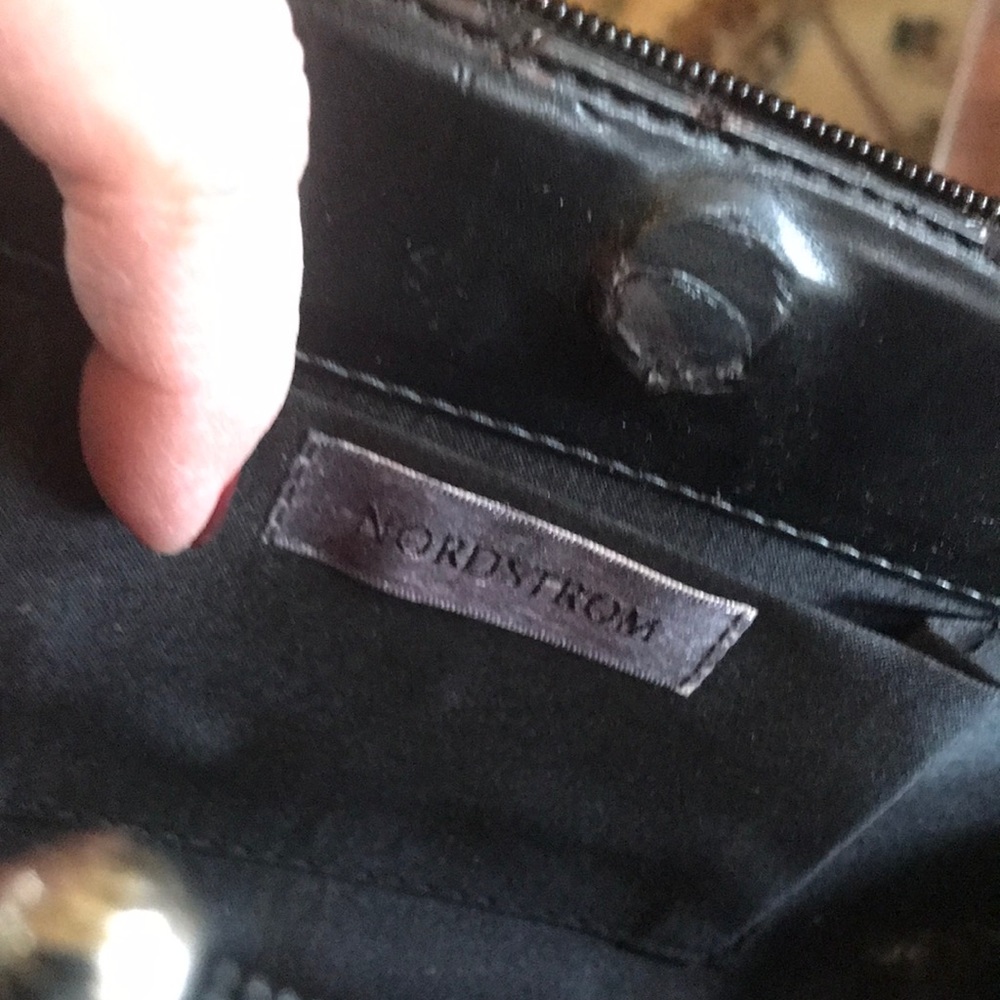Beautiful Well Made Solid Rhinestone Nordstrom Bag - image 8